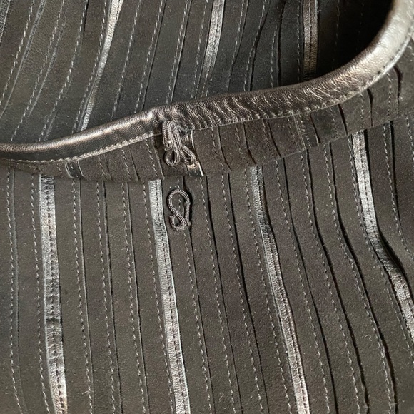 SCOOP NYC Black Leather Jacket - Picture 7 of 15